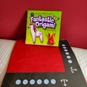 Origami book and papers